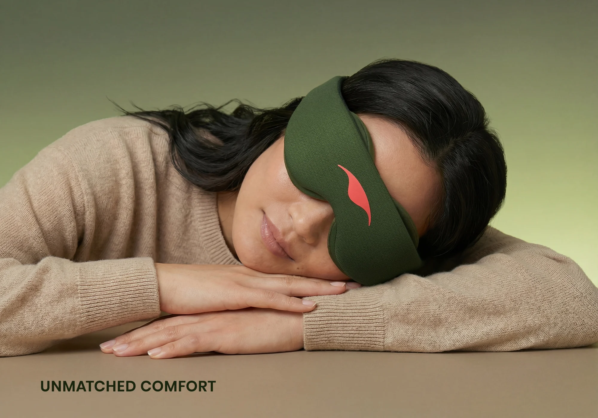 Manta Sleep Mask - Forest Green - Image 10
