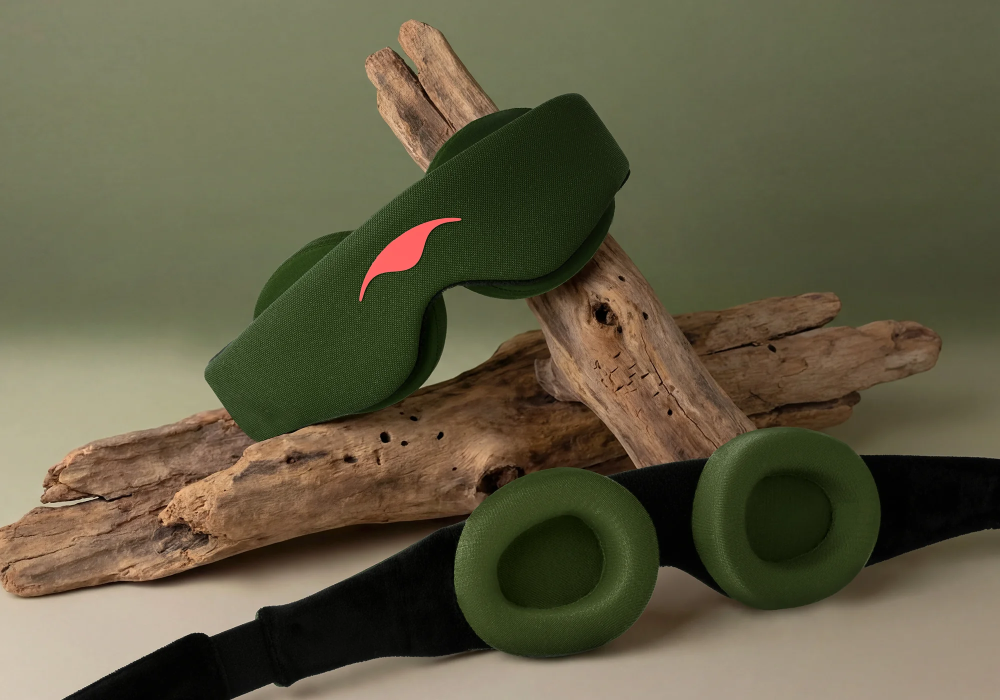 Manta Sleep Mask - Forest Green - Image 11