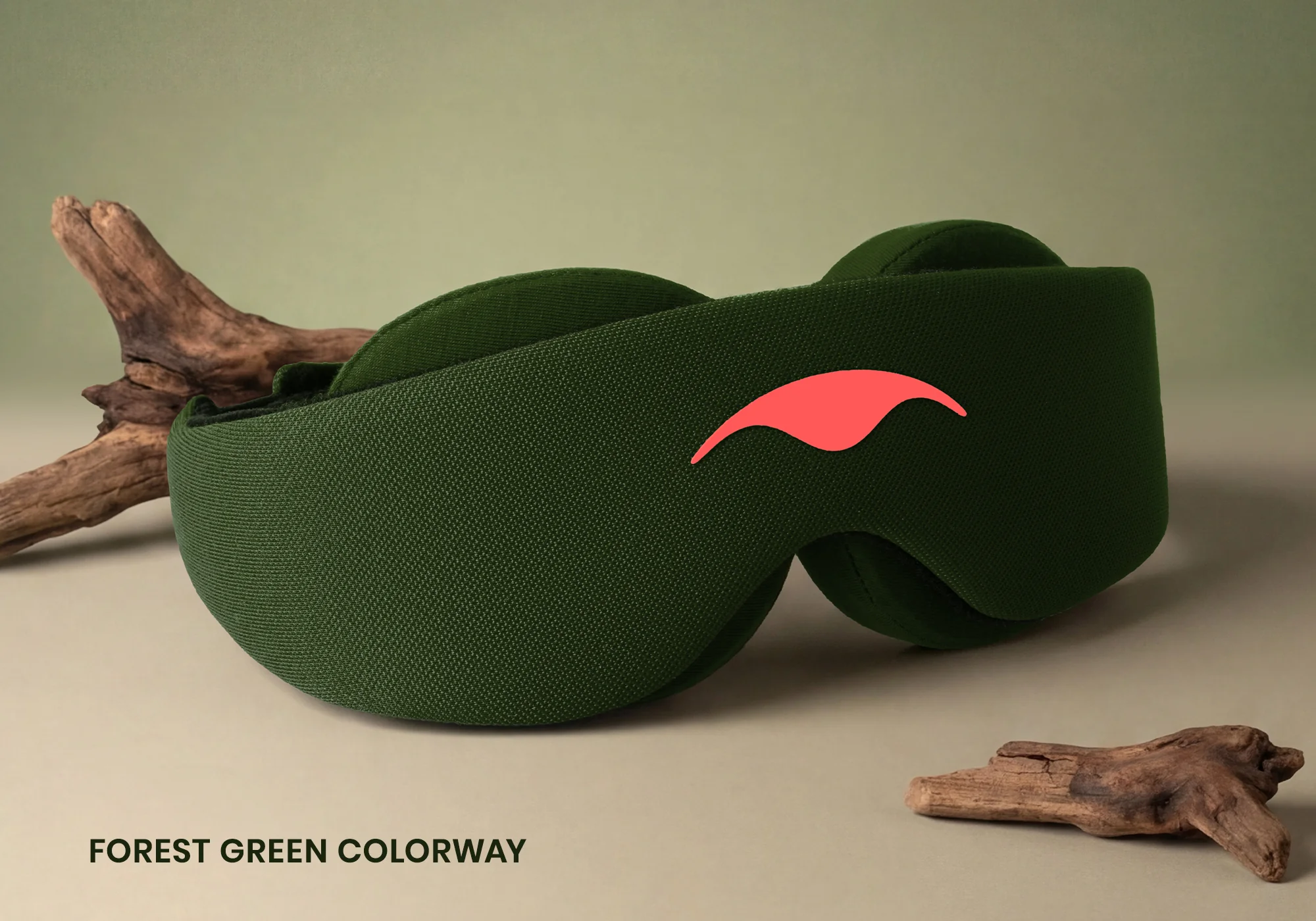 Manta Sleep Mask - Forest Green - Image 7