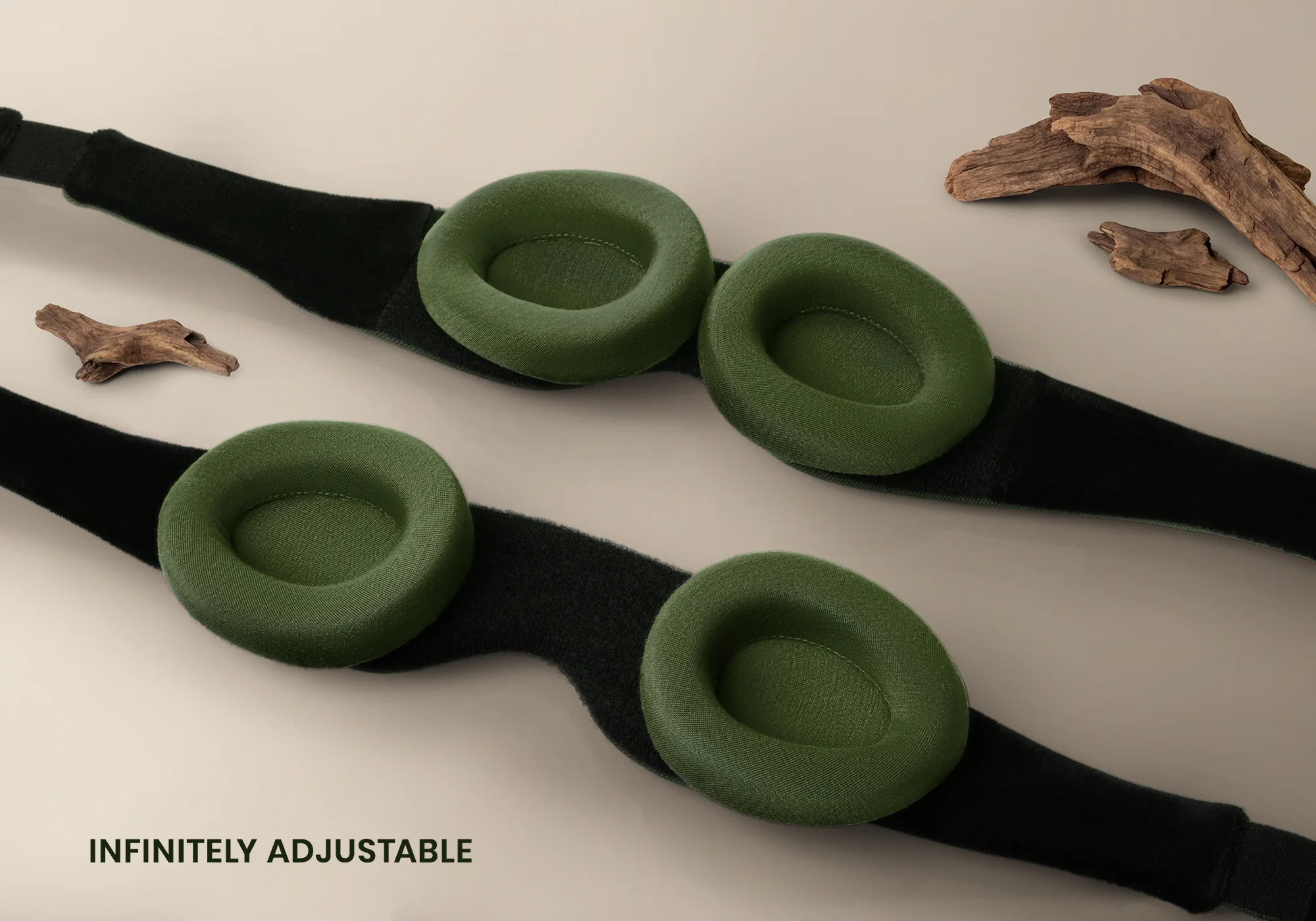 Manta Sleep Mask - Forest Green - Image 9