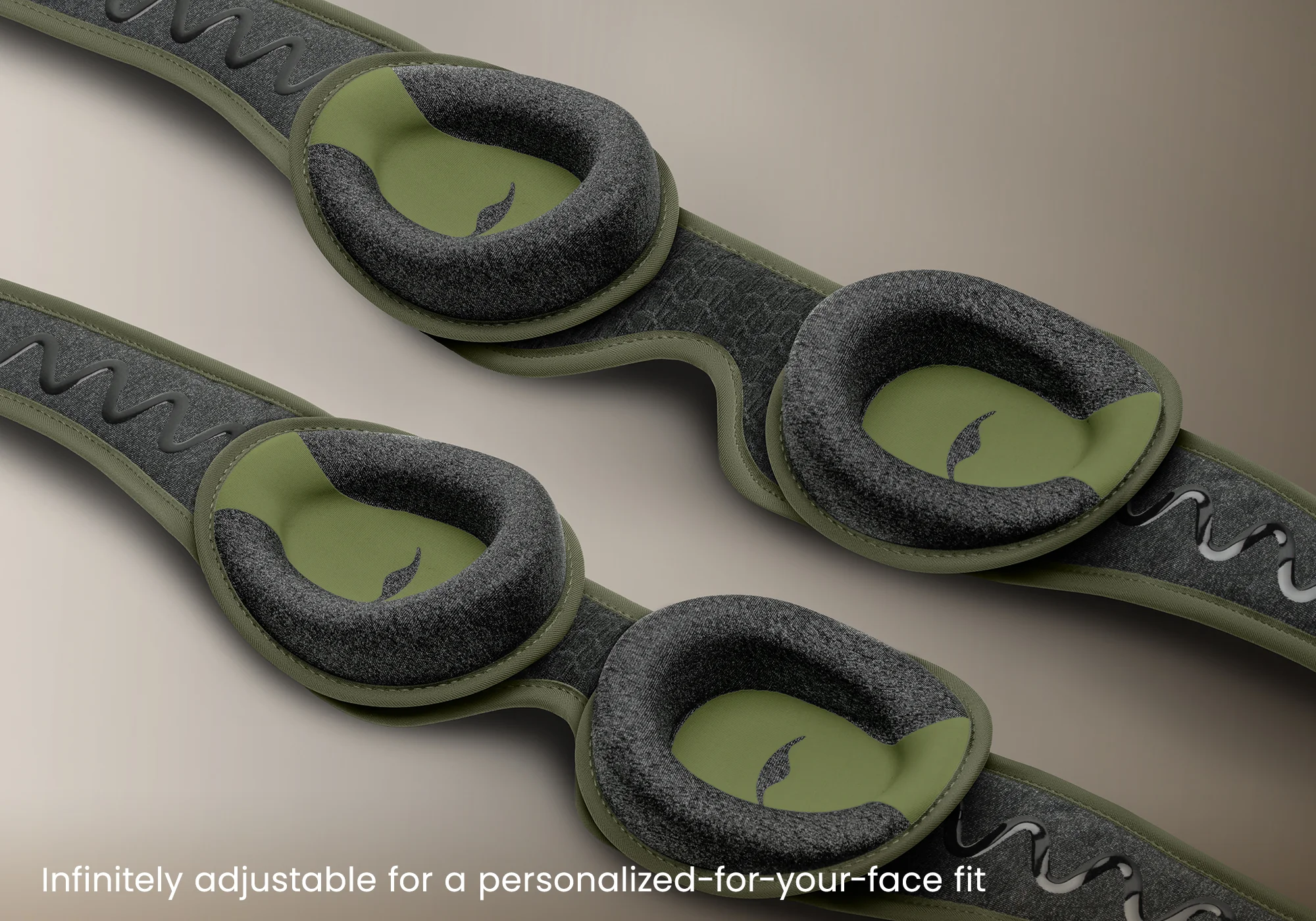 Manta Sleep PRO Mask - Forest Green - Image 10