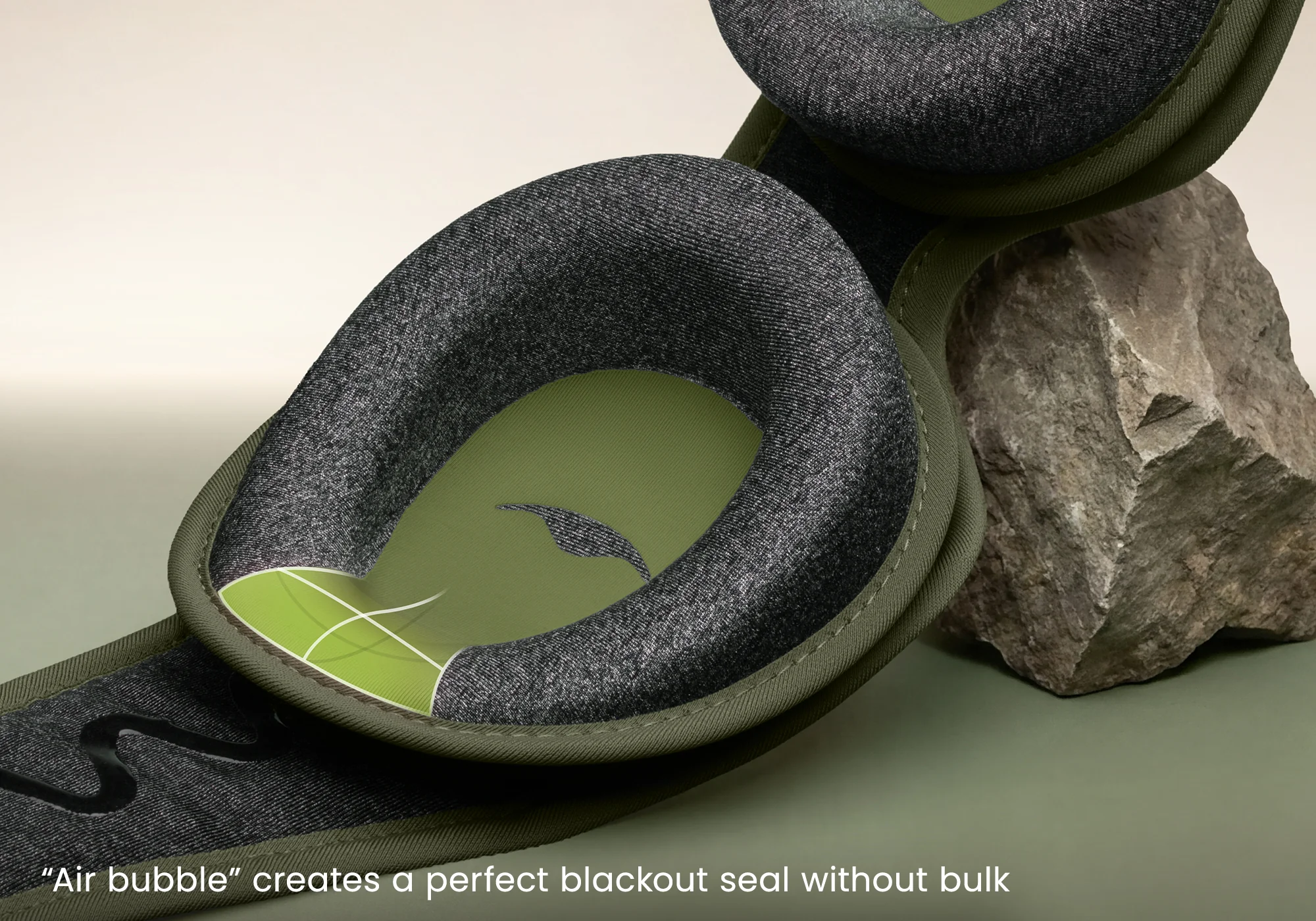 Manta Sleep PRO Mask - Forest Green - Image 11