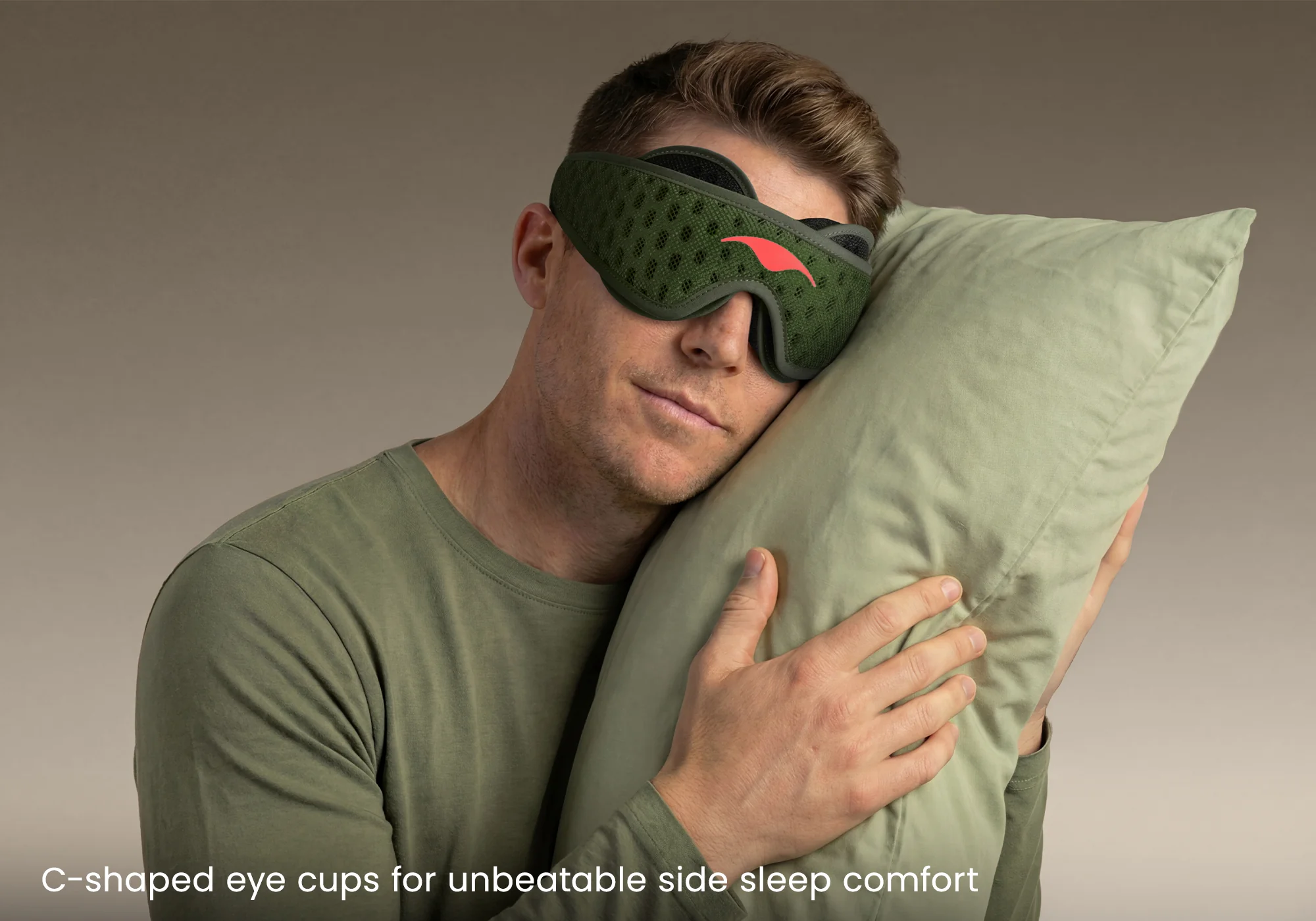Manta Sleep PRO Mask - Forest Green - Image 8